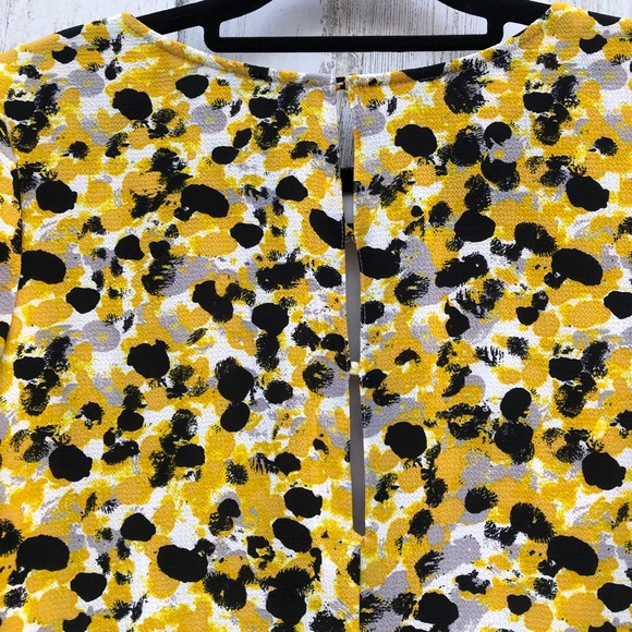 H&M Yellow and Black Patterned Dress - Picture 10 of 11
